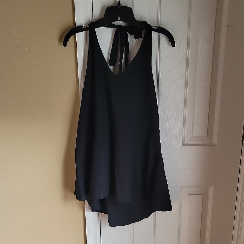 Torrid Black Halter Tank Top